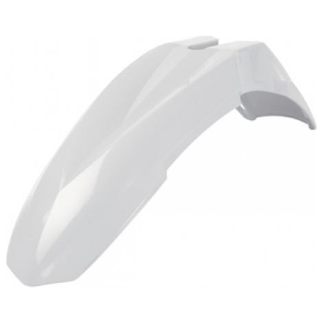 Parafango anteriore universale Polisport Supermoto bianco resistente