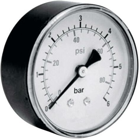 MANOMÈTRE 0 À 10 BAR SYSTÈME DE VISSAGE À L'ARRIÈRE (Ø) 63 MM CONNEXION G1/4 ICH 306.63.10 (1/3)