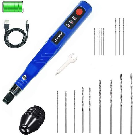 Outil rotatif sans fil à main électrique avec 3 vitesse réglable 2000mAh Gravure rechargeable Gravure de gravure sans fil (1/5)