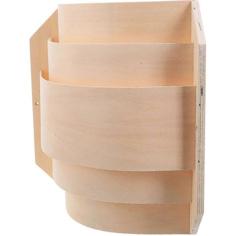 Abat-jour en bois pour sauna, compatible avec un éclairage d'angle doux. (1/5)