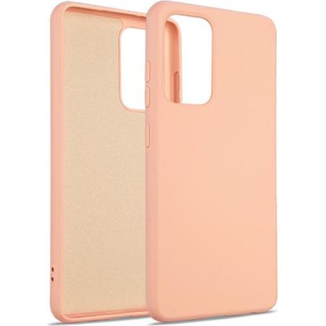 Beline Silikonhülle für Samsung S21 Ultra, Pinkgold/Roségold