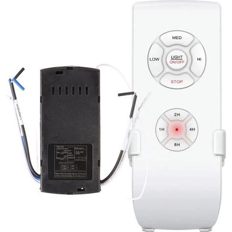 – Kit de télécommande universelle pour ventilateur de plafond – Compatible Hunter et Harbor Breeze – 3 vitesses – Transmission RF 433 MHz (1/5)
