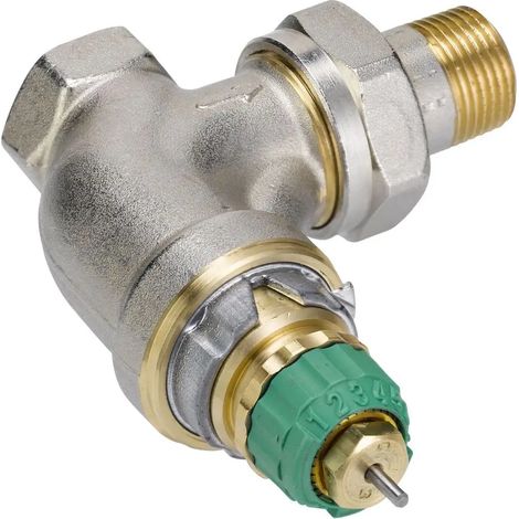 Danfoss Dynamic Valve RA-DV 10 independiente de la presión, R 3/8, Angular, niquelado, 013G7721