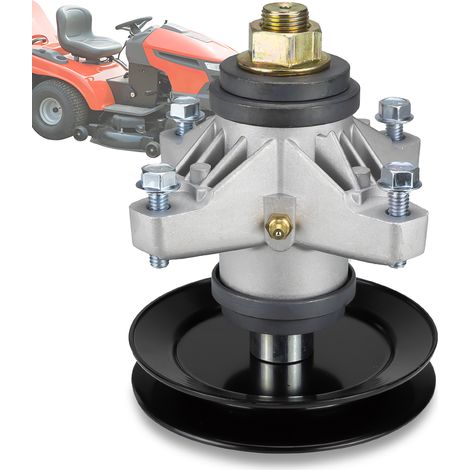 Conjunto de husillo 11963 con engrasador de polea, reemplaza a MTD 918-04129/A/B, compatible con Cub Cadet/Craftsman LT1000 de 50". (1/5)