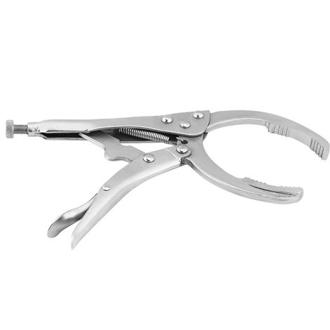 Clé filtre huile réglable pince extraction démontage outil acier 45 argent 10 pouces voiture auto véhicule 1 pièce (1/5)