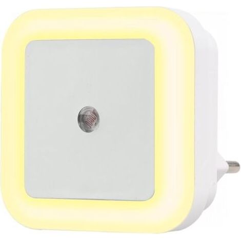 Pair Veilleuse Prise Électrique avec Détecteur de Mouvement Veilleuse Lampe LED de Automatique Nuit Blanche Chaude 2700K pour Les Enfants, Salle de Bains, Chambre à Coucher, Cuisines, Salons (1/5)