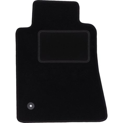 Tapis de sol conducteur en velours noir pour : Ford Mustang MK5 coupé (2004-2014)