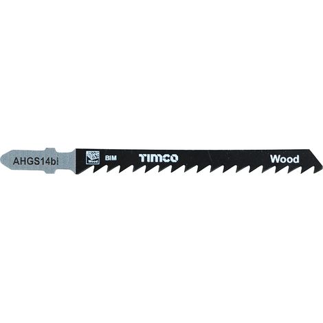 TIMCO Jigsaw Blades Wood Cutting Bi-Metal Blades - T144DF