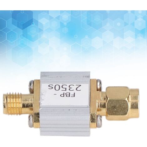 HF-Koaxial-Bandpassfilter SAW 2320–2370 MHz, 50 MHz Bandbreite, SMA (1/5)