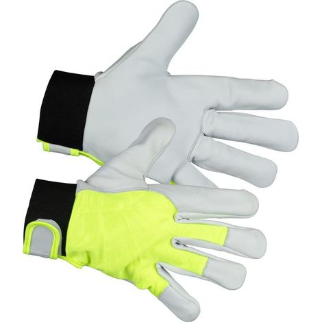 Handschuhe Strend Pro Marvic High Vision, Textil/Leder mit Reflexelementen, Größe 11/XXL, Blister
