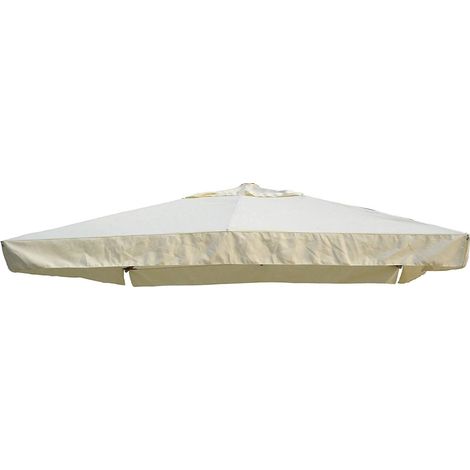 Toile de rechange pour parasol 3 x 4, écru