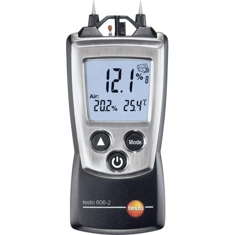Testo Higrómetro 606-2 Medidor de Humedad para Madera y Materiales