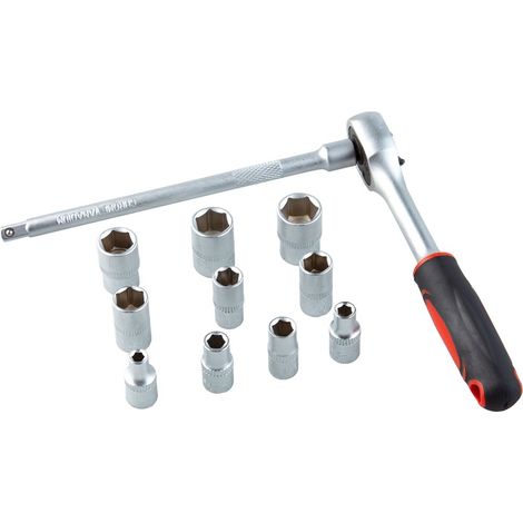 Set chiavi a cricchetto Stein cromo vanadio 12 pezzi