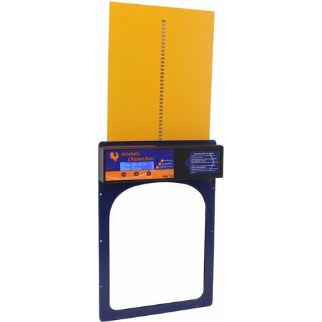 Jeffergarden Porte de Poulailler Automatique IP45 tanche Programmable Porte de Poulailler en Aluminium avec Minuterie pour Ferme Domestique 100240V Royalblue EU Plug (1/5)