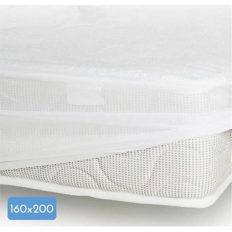 Mattress protector - 160 x 200 cm x 25 xm - 100% Cotton - 170 G/M2 - LOVELY HOME (1/4)