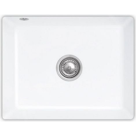 Villeroy & Boch Subway - Évier en céramique 55x44 cm avec vidage, CeramicPlus, blanc alpin 331001R1 (1/4)