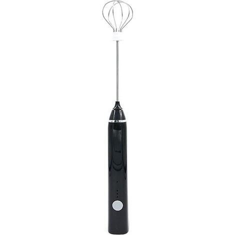 Mousseur à lait électrique, rechargeable, en acier inoxydable, 3 vitesses, pour œufs. (1/5)