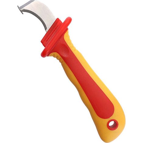 RHG Couteau d'électricien d'isolation Anti-magnétique Fast Strip Cable Stripper Cutter 1000V 210mm coupe-câble à cliquet et coupe-câble IEC60900 (1/4)