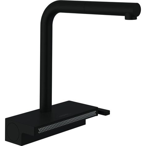 Robinet 250 Aquno Select M81 Bec extractible 2jet sBox noir mat