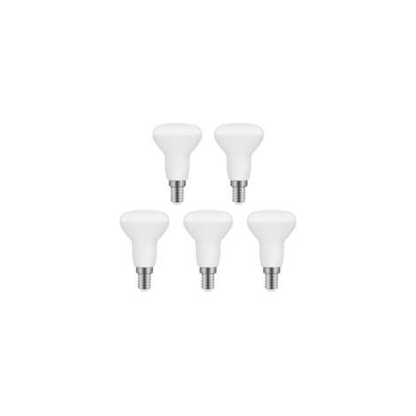 Ampoules LED R50 E14 5 W – Équivalent 40 W, lumière chaude 3000 K, flux lumineux 550 lm, culot E14, non dimmable, lot de 5 pièces (1/5)