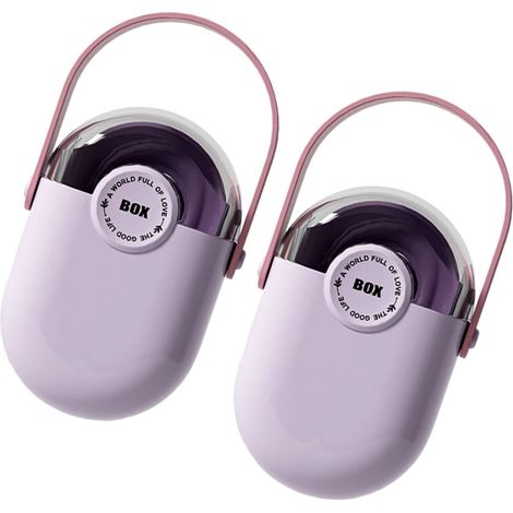 Porta sapone liquido con coperchio ermetico e vassoio - Viola