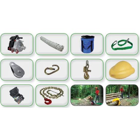 Kit treuil portable Tirage forestier (1/5)