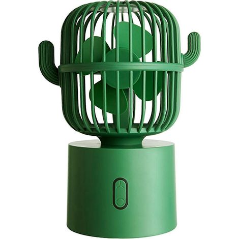 Ventilateur de bureau, mini ventilateur puissant, petit ventilateur personnel portable, 3 vitesses, USB, pour enfants, filles, femmes, hommes, maison, bureau, extérieur-AquaForge (1/5)