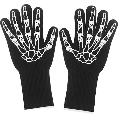 Gants de cuisine universels Semaket pour barbecue, résistants à la chaleur et supportant une température maximale de 800 °C. (1/5)