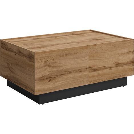Tavolino da caffè Ekko marrone e nero 37,5cm (1/5)