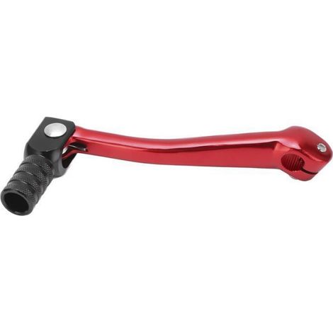 Levier De Demarrage A Pied - Aluminium CNC - Universel Pour Moto - Rouge - 1 Piece (1/4)