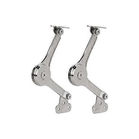 2 Stück robuste Deckelstützscharniere mit Soft-Close-Funktion, Klappdeckelhalterung, die den Deckel offen hält (1/5)