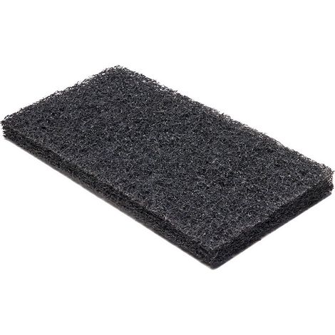 feltro abrasivo nero pulizia 250x115 mm per pulitura frattone portafeltri (1/2)