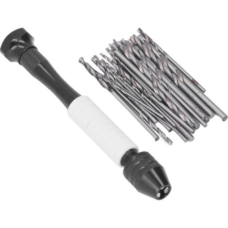 49 pièces Forets à Main Acier Rapide pour Perçage Bois, Plastique, Caoutchouc - Set Perceuse Manuelle ABS Polyvalent (1/5)