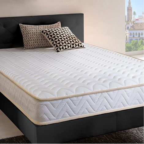 Matelas Cloud multi-technologies 7 zones de confort 180x200cm Epaisseur 32 cm Mousse Memoire de forme Avec ou sans sommier Latex respirant Ressorts ensaches Systeme AIR VENTILATION© (1/5)