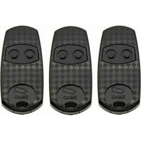 Pack de 3 télécommandes CAME TOP432EV 433,92 MHz – 2 boutons – Compatible avec récepteurs CAME – Dimensions 68 x 12 x 32 mm (1/3)