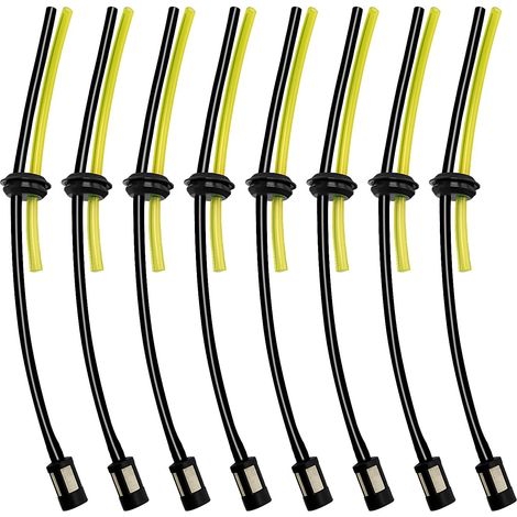 8 Sets: Universelles Kraftstofffilter-Set, universeller Kraftstoffschlauch, Rasenmäher-Set