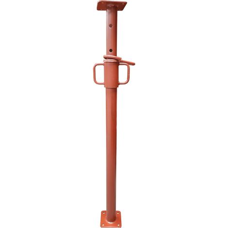 Etai de maçon peint écrou acier 1.60 à 2.90 m – Charge de 1400 à 2100 kg – Diamètre fût Ø 56 mm – Pour chantiers humides