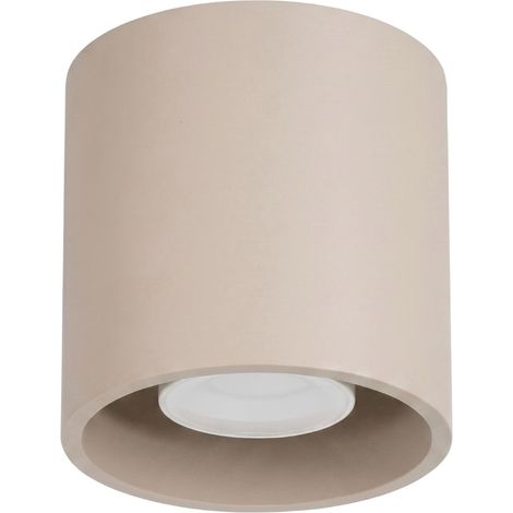 Plafonniers Orbis aluminium taupe 1xGU10 10cm Sollux (1/5)