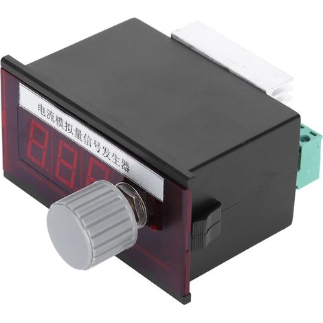 Générateur de courant à affichage numérique CS4100MA, réglage par potentiomètre multitours avec grand bouton (1/5)