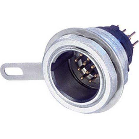 Neutrik MPM12-V Cosse cylindrique mâle embase mâle verticale Nombre total de pôles: 12 Série (connecteur rond): miniCON (1/2)