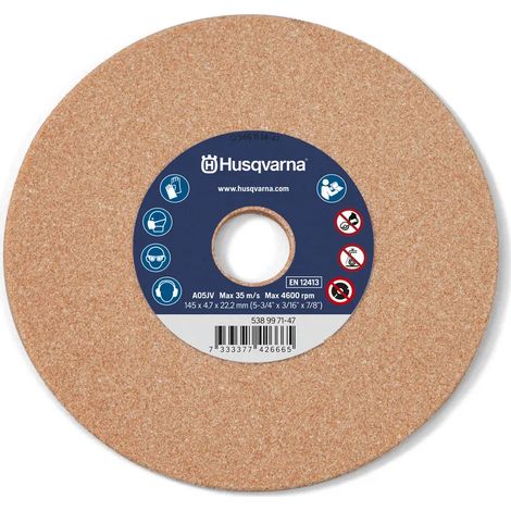 Disco afilador de cadena de 0,325" (3/8") Husqvarna Piko (145 mm x 3,2 mm x 22,2 mm)