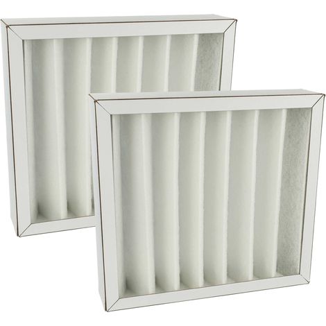 vhbw 2x filtro dell'aria G4 sostituisce Pluggit ADFG4F7-160 per ventola, dispositivo di ventilazione - bianco