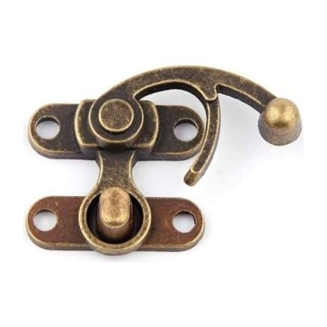 10 Stück antike Vintage-Verschlusshaken 38 Swing 45mm Verschlussarm für Holzkiste (1/5)