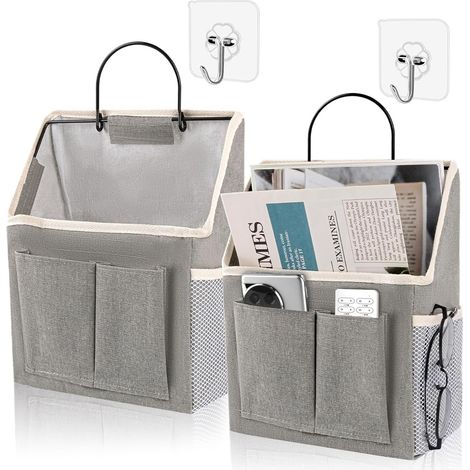 Organizador Colgante - Organizador Impermeable para Puerta con Marco Metálico - Para Dormitorio Baño y Oficina - 2 Unidades (1/5)