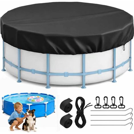 210D Oxford Robuste Bâche de Protection pour Piscine Hors Sol Imperméable (1/5)