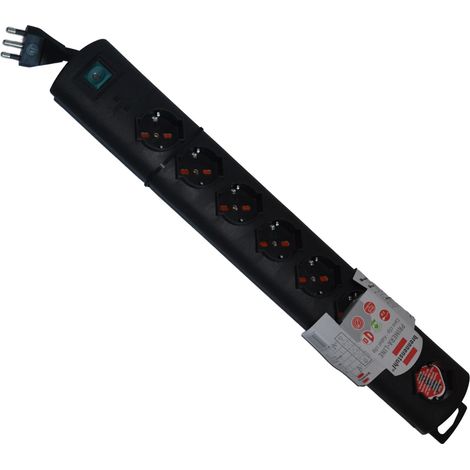 Multipresa 8 posti brennenstuhl primera-line 2 metri nero - 1153305128