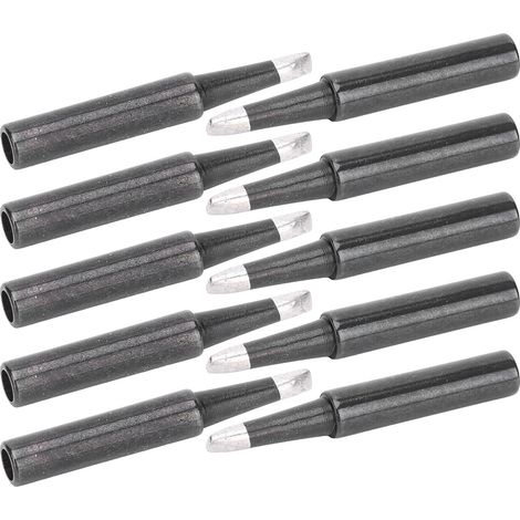 10 pointes de fer à souder noires à chauffage interne, accessoires de soudage 900M-T-3.2D (1/5)
