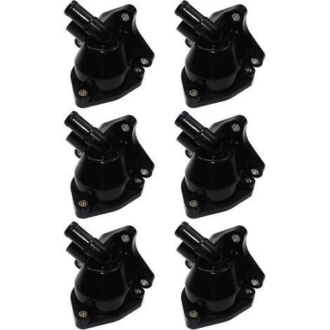 Compatible avec 6 boîtiers de thermostat de liquide de refroidissement moteur 19320PNA003 pour les modèles CR-V 2.4L (2002-2006) et Civic 1.7L (2002-2005). (1/5)