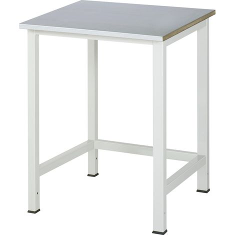 Rau Werktisch Stahlblechbelag-Platte BxTxH 750x800x825 mm (1/4)