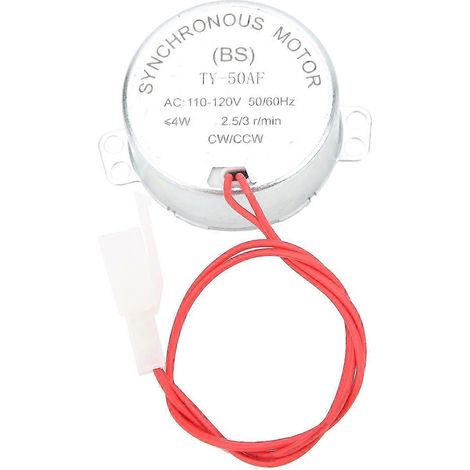 Moteur d'incubateur automatique double mode CW/CCW pour retournement d'œufs à basse vitesse, mini-incubateur, 110 V, 2025 (1/5)